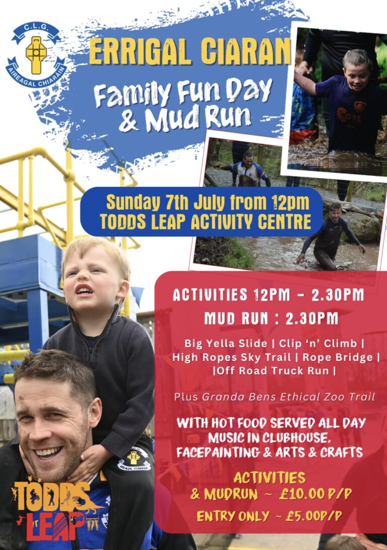 ERRIGAL CIARAN FAMILY FUN DAY & MUD RUN! | Errigal Ciaran